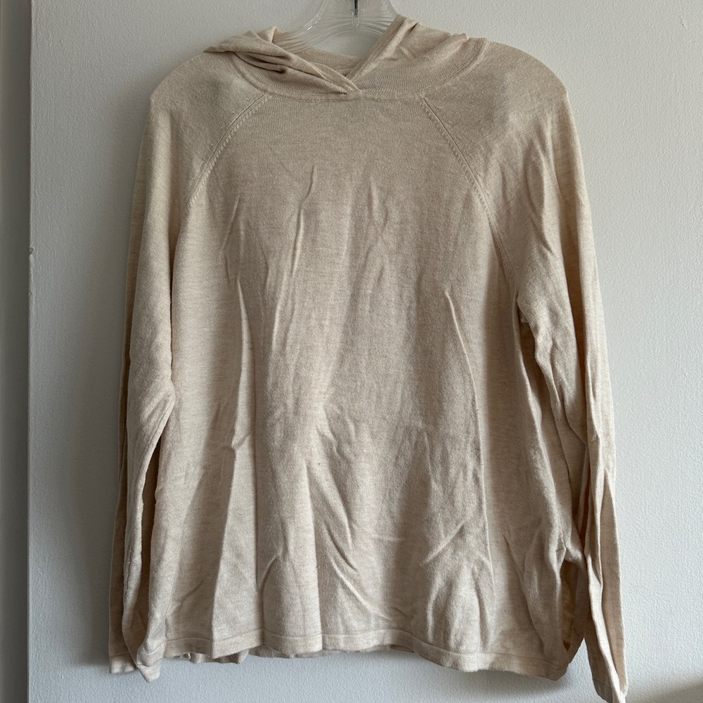 Banana Republic Cream Hooded Sweaters